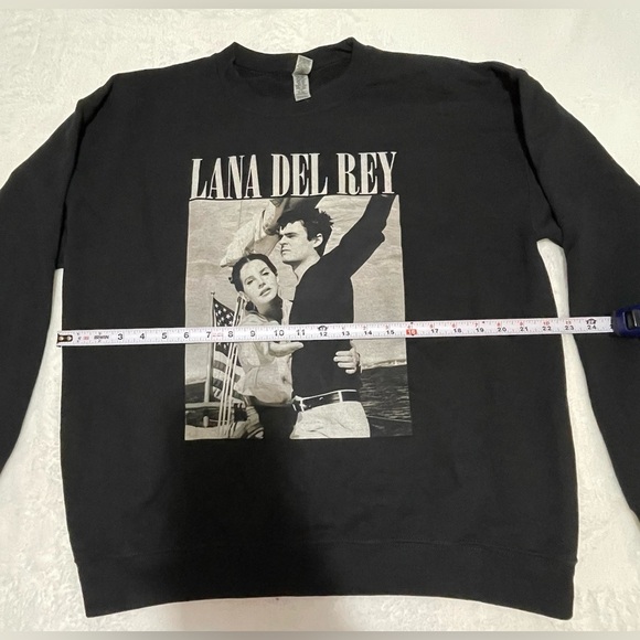 Lana Del Rey Large Oversized Sweater Black Norman F*cking Rockwell Music Cute​ - Picture 2 of 4